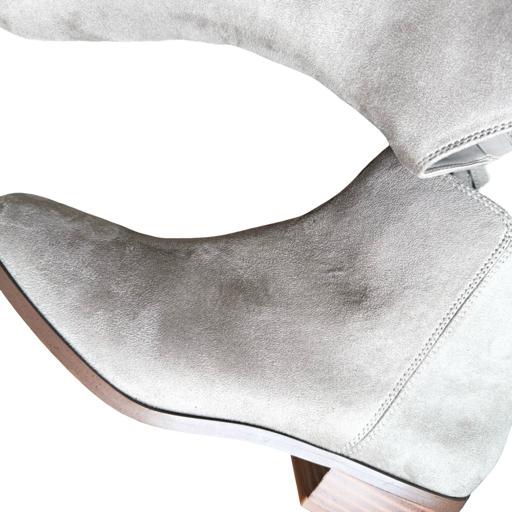 J. Crew Beige Suede Ankle Booties - Picture 7 of 15